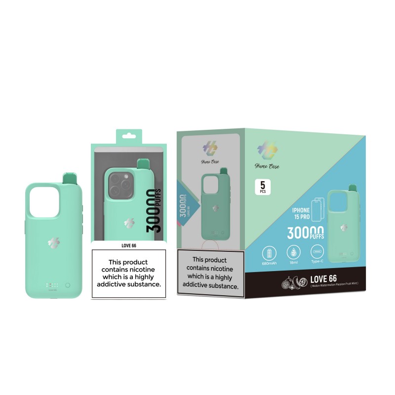 Humo Case iPhone 15 Pro Phone Case Vape 30K Disposable 5, humocase